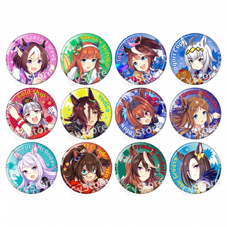 ウマ娘 ドリームジャーニー キャラバッジ 32点 担当称号バッジ 1点