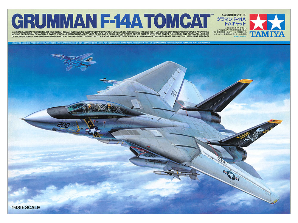 1/48 SCALE GRUMMAN F-14A TOMCAT | TAMIYA