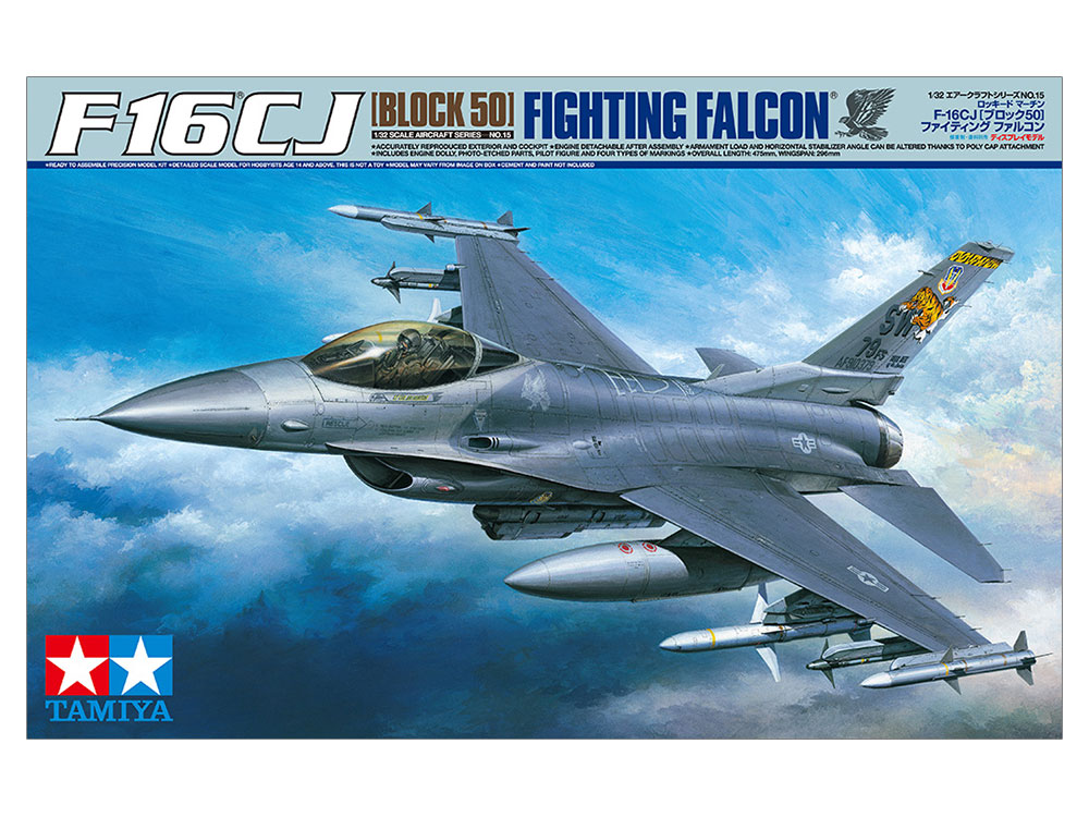 1/32 SCALE LOCKHEED MARTIN F-16CJ [BLOCK 50] FIGHTING FALCON | TAMIYA