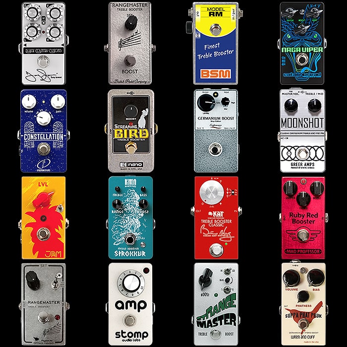 Guitar Pedal X - GPX Blog - 16 of the Best Compact Treble Booster
