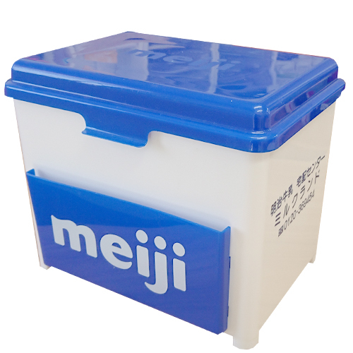 明治牛乳配達箱 宅配サービス 販売・コミュニケーションのケース