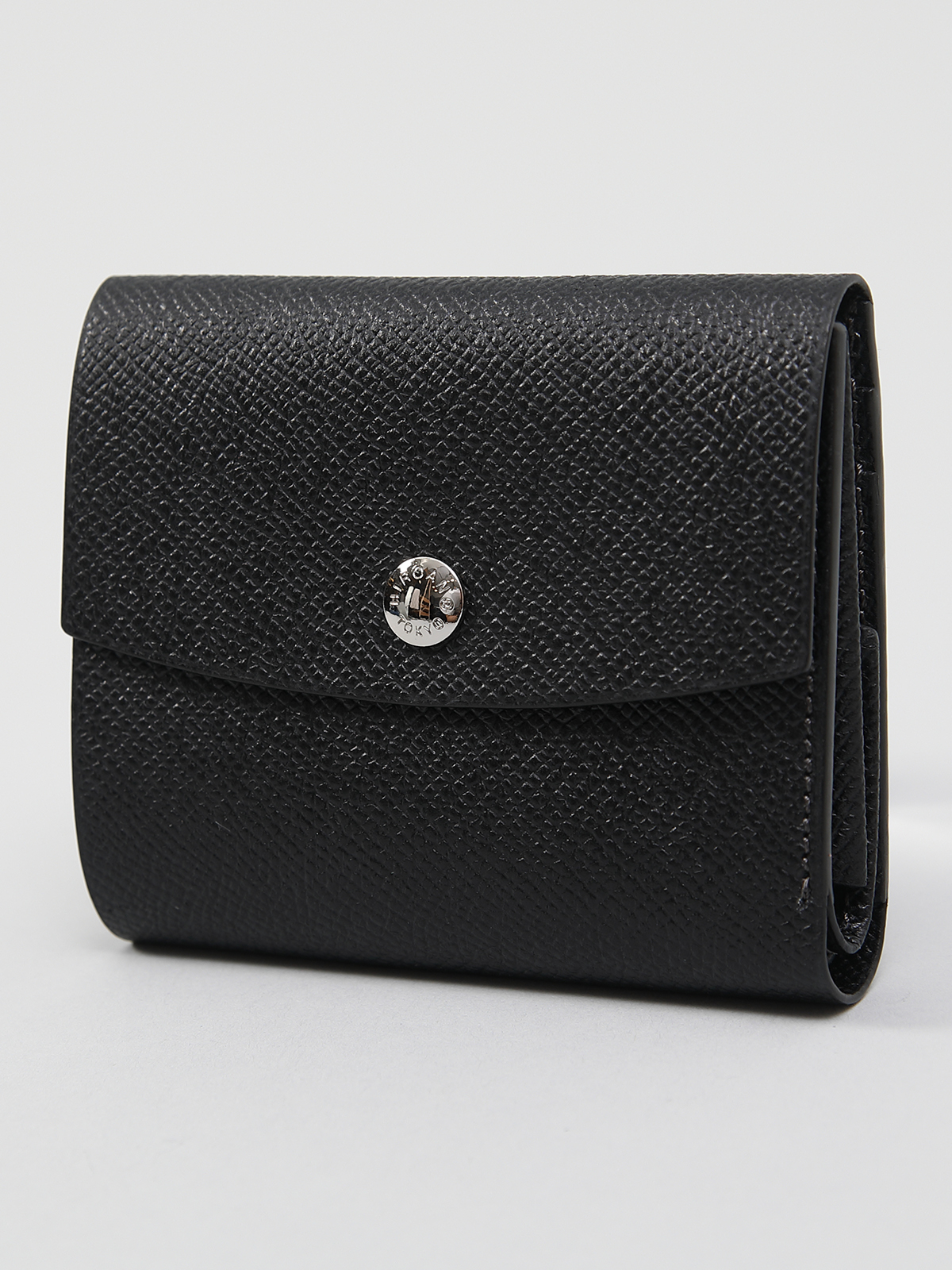 三つ折り財布/ボレロ/ブラック | Factelier (ファクトリエ)