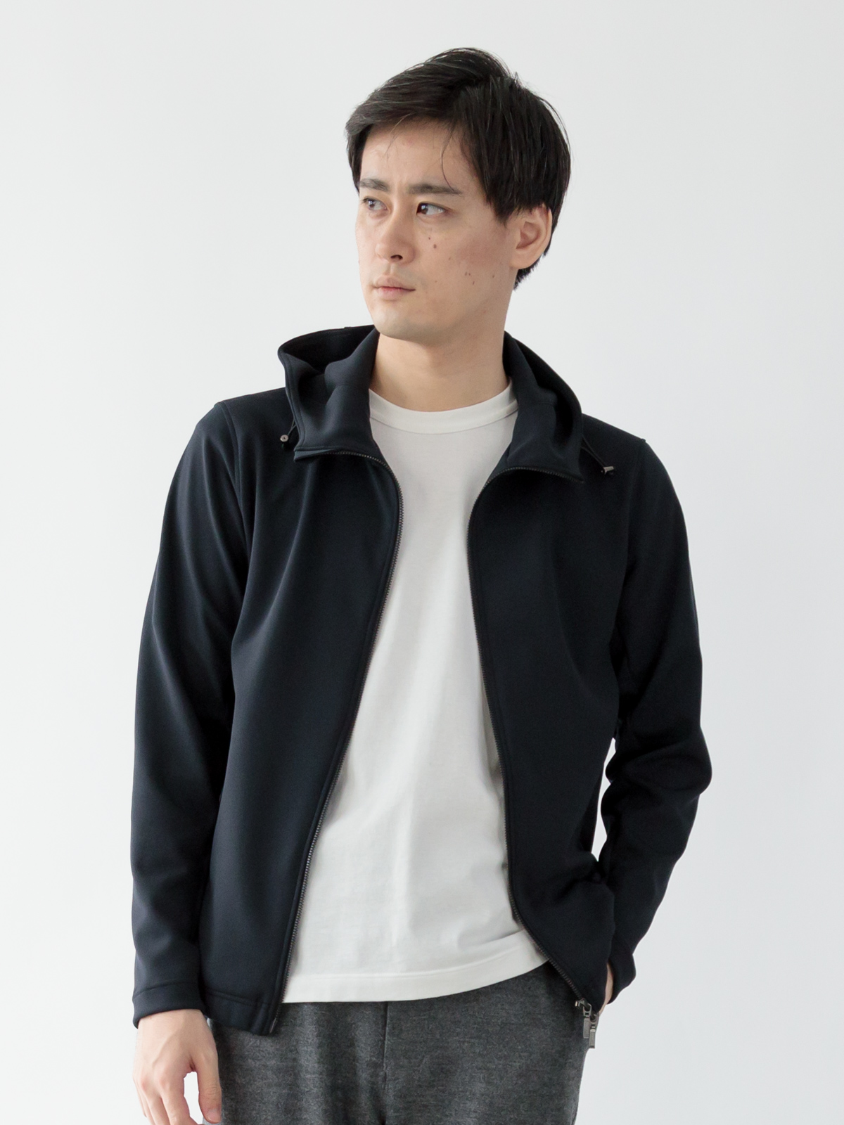 エアーパーカー/ブラック | Factelier (ファクトリエ)