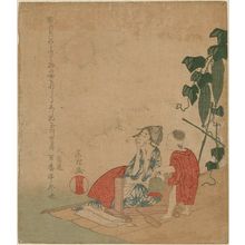 真作】浮世絵 女性と子供