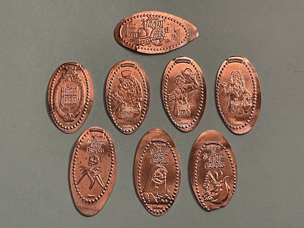 Haunted Mansion / Nightmare Before Christmas NEW Pressed Pennies
