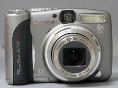 新製品レビュー】キヤノン PowerShot A710 IS