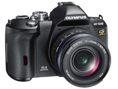オリンパス、デジタル一眼レフ「E-410」と「E-510」を発表