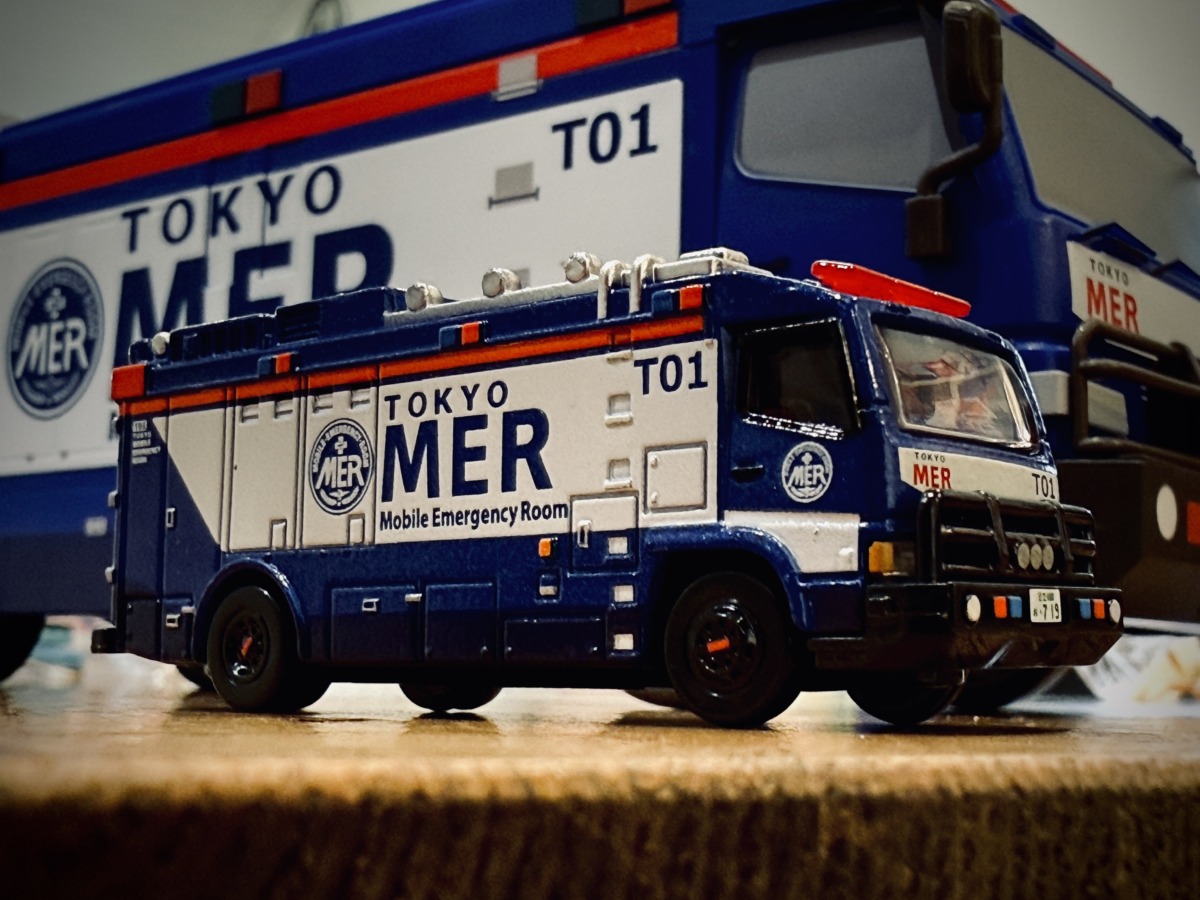 TOKYO MER』ERカーT01と出会う ─ ミニカーとポップコーンBOXが手元に