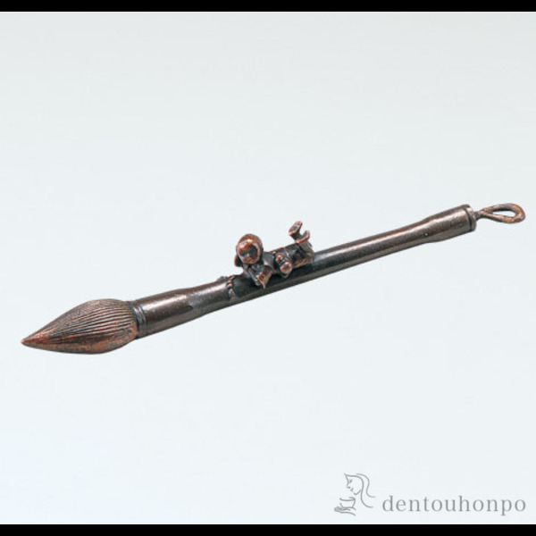 送料無料】 銅製 文鎮 筆 ひととき / 書道 高級 人気 お土産 おすすめ