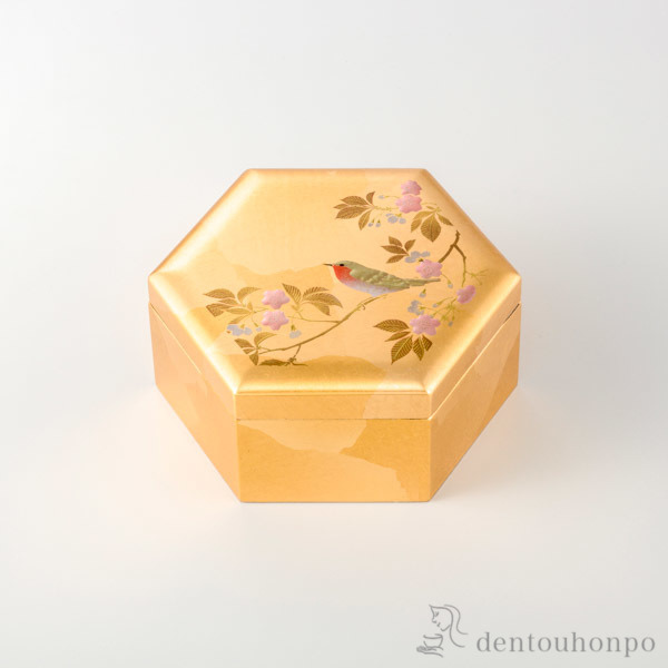 送料無料】 花見鳥 小箱 / 箔一 アクセサリー入れ 収納ボックス ケース