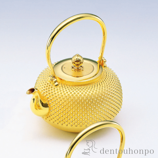 送料無料】 純金 湯沸 霰 B 4.5号・950g / 高級 コレクション 美術品