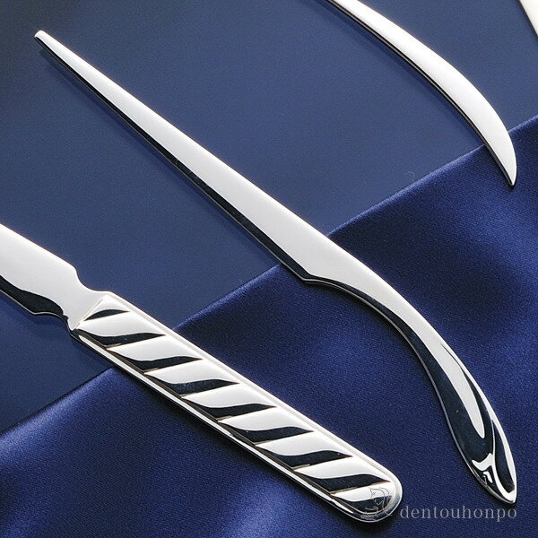 送料無料】 銀製 ペーパーナイフ ウェーブ / 書道 高級 人気 お土産