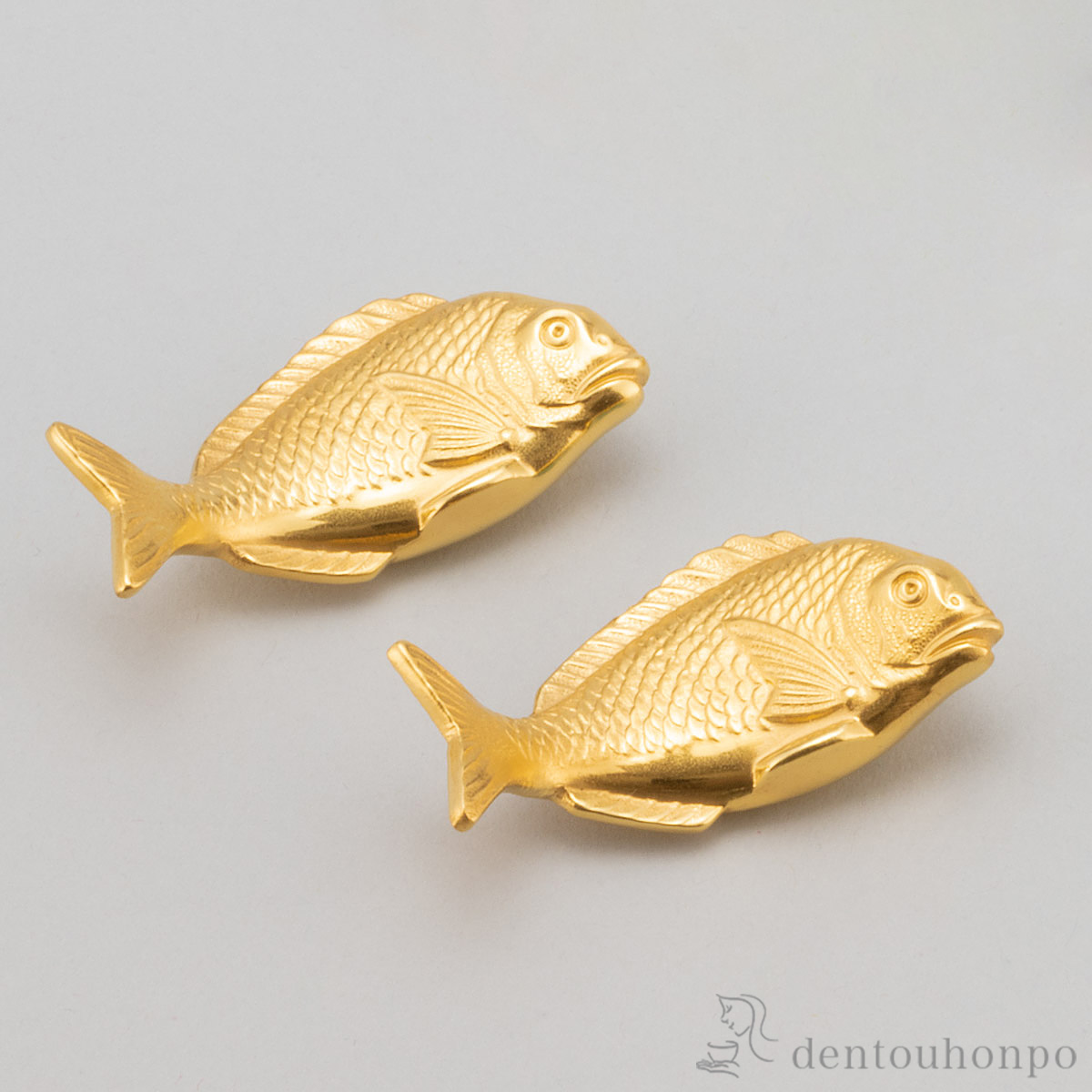 送料無料】 純金 箸置 鯛 25g 単品 / 高級 コレクション 美術品 工芸品