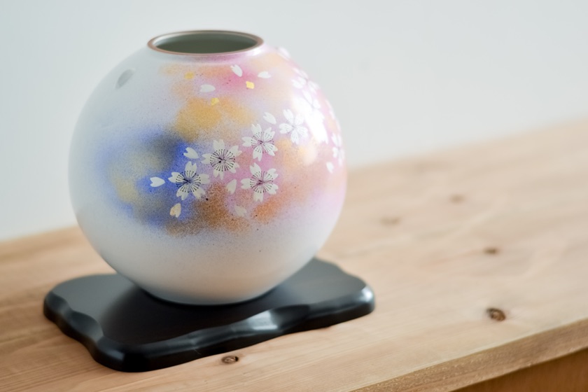 送料無料】 花瓶 花の舞 7号 / 退職祝い 定年 花器 フラワーベース