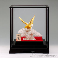 送料無料】 純金 アートレリーフ 森の神様 / 光則（金工芸） 額縁 飾り