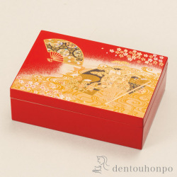 送料無料】 花見鳥 合口文庫 A4 / 箔一 アクセサリー入れ 収納ボックス