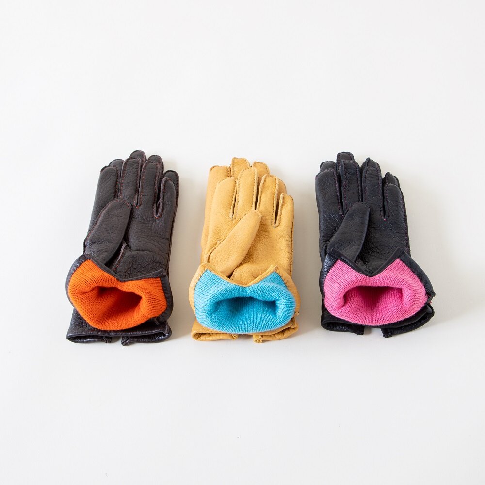 DENTS デンツ ペッカリーレザー カシミアライナー ヘリテージ