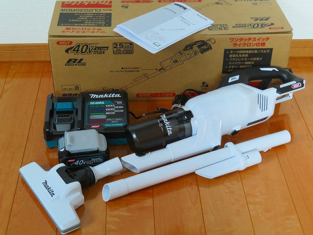 マキタ cl003g 充電器バッテリー付き掃除機 マキタ（makita） 充電