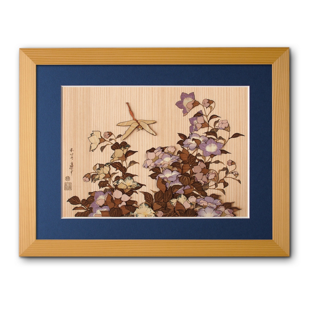 ヴィンテージ 中国 砂絵 少年と豚、額縁入り ヴィンテージ 中国 砂絵