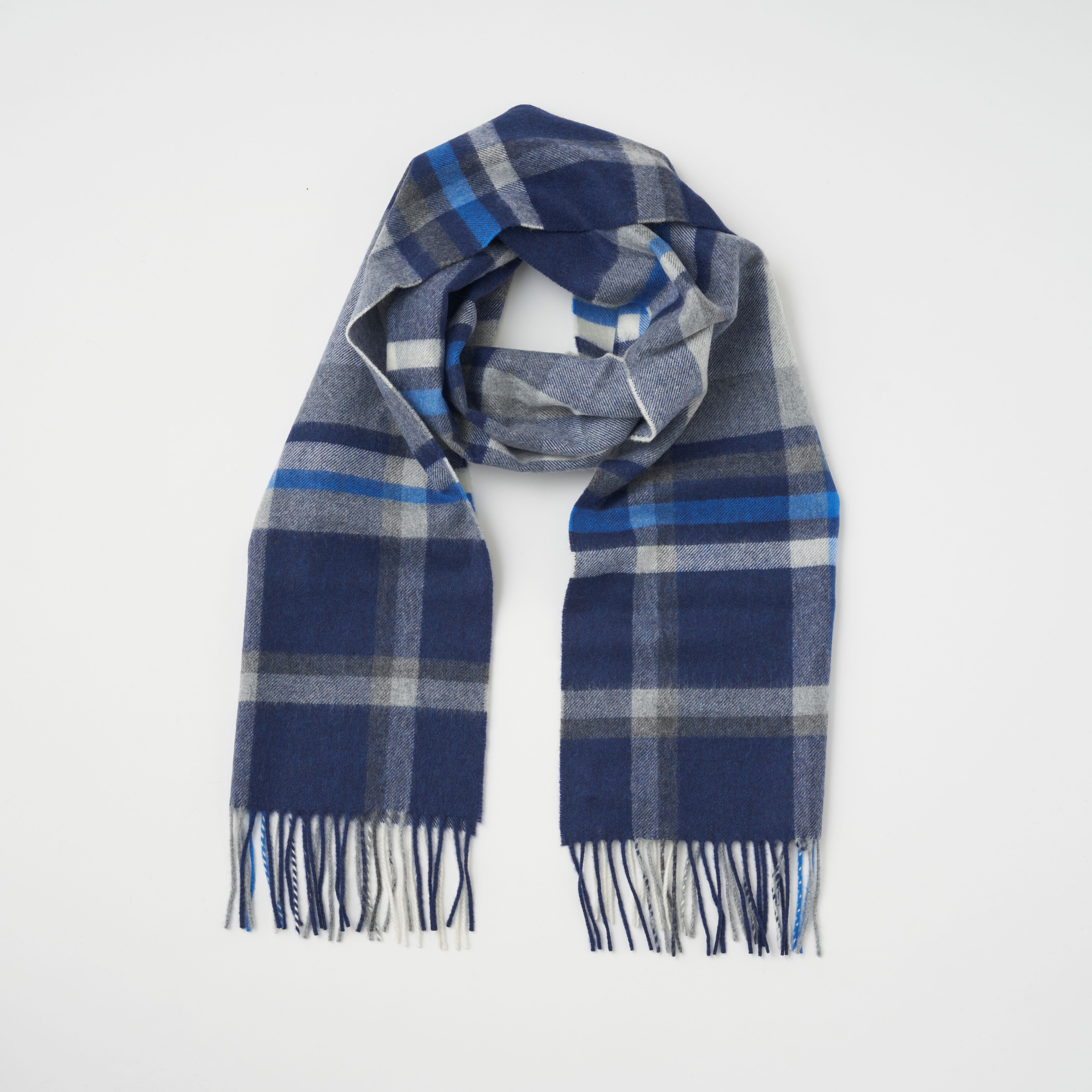 ジョンストンズ 中判 マフラー スカーフ グレースチュワート タータン