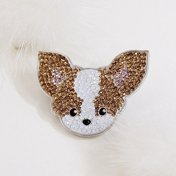 Deco bijou / チワワブローチ