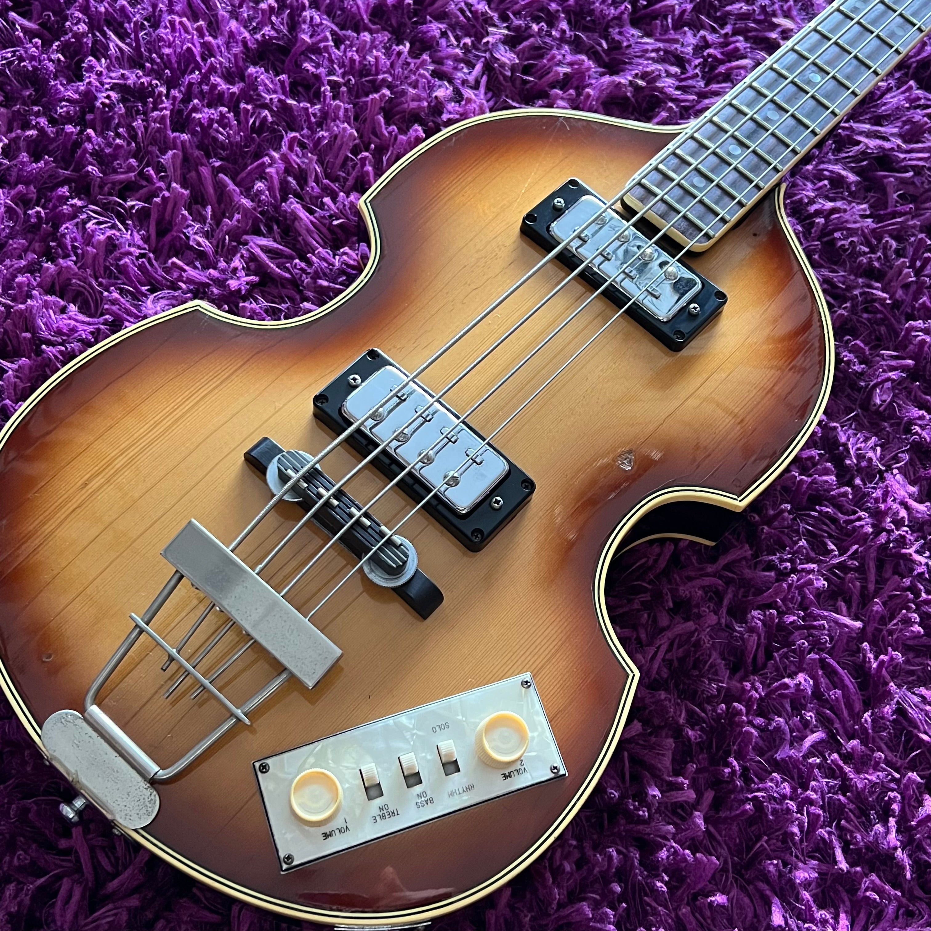 1976 Greco VB-450 Violin Bass Hollowbody Beatle Bass (MIJ) (w