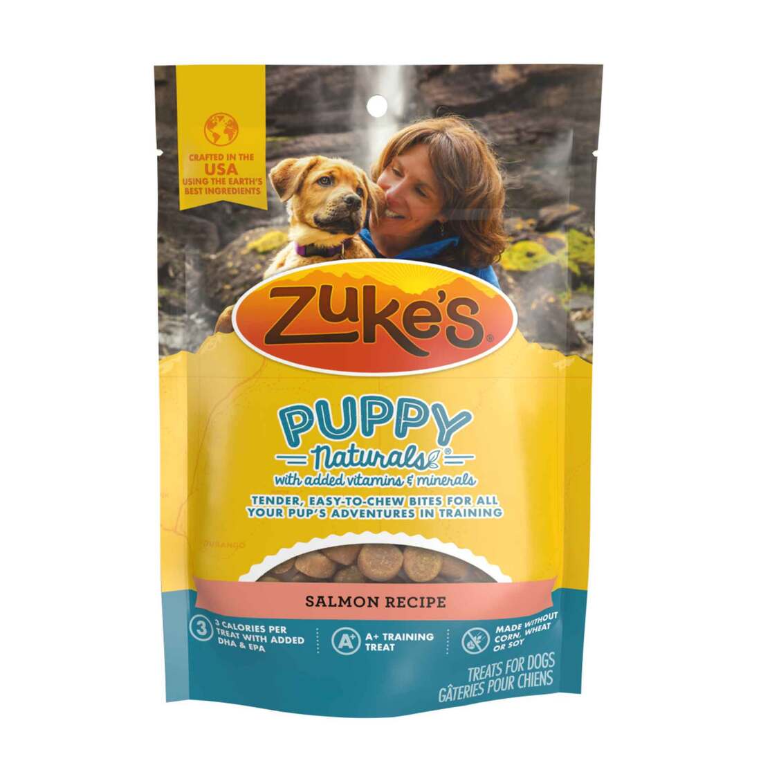 Zuke's Puppy Naturals Puppy Training Treats, Salmon, 5 Ounce