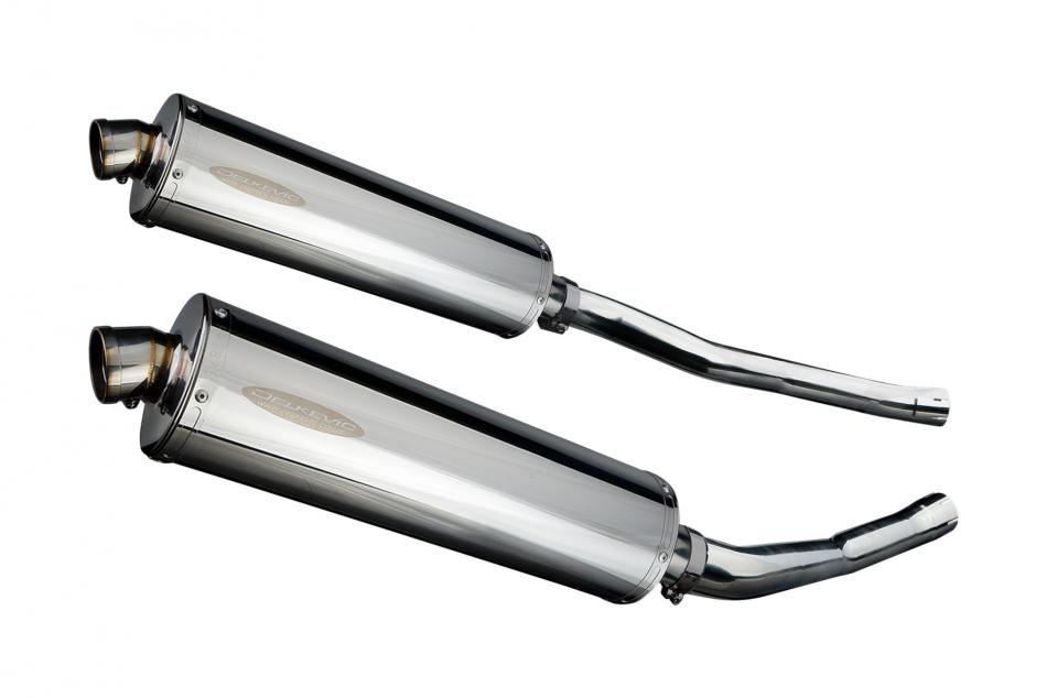 Kawasaki ZX-14 2006-2007 Delkevic Slip On 18″ Oval Stainless