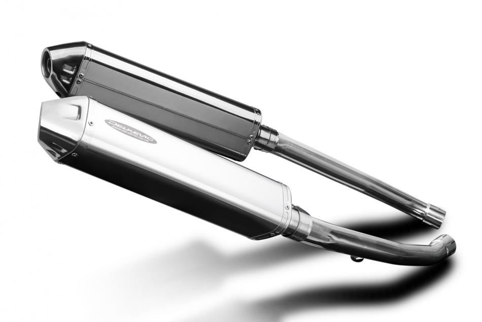 Slip-On Exhaust Set with TriOval 304 Stainless Steel 17-inch