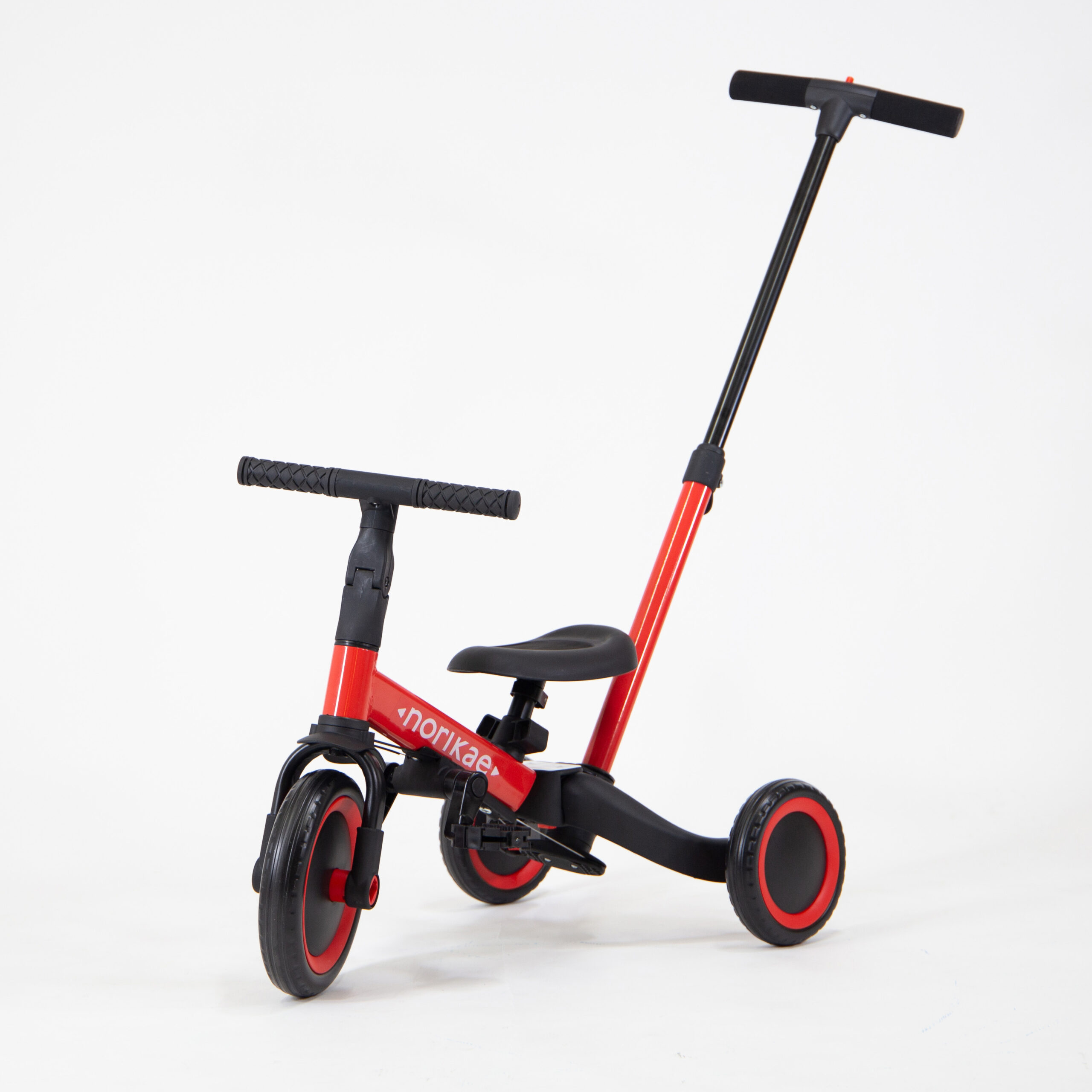 のりかえ三輪車 押し棒付き（3WAY） - 株式会社ヤトミ