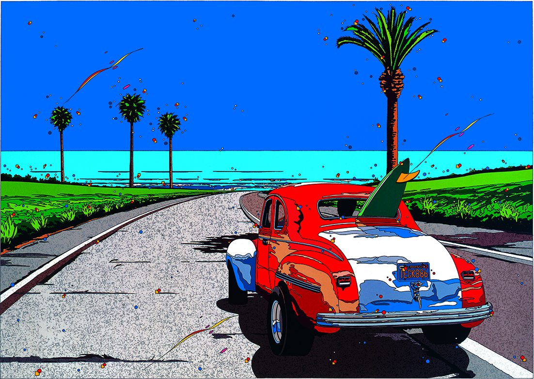 鈴木英人 テキサコ ガソリンスタンド ジグソーパズル