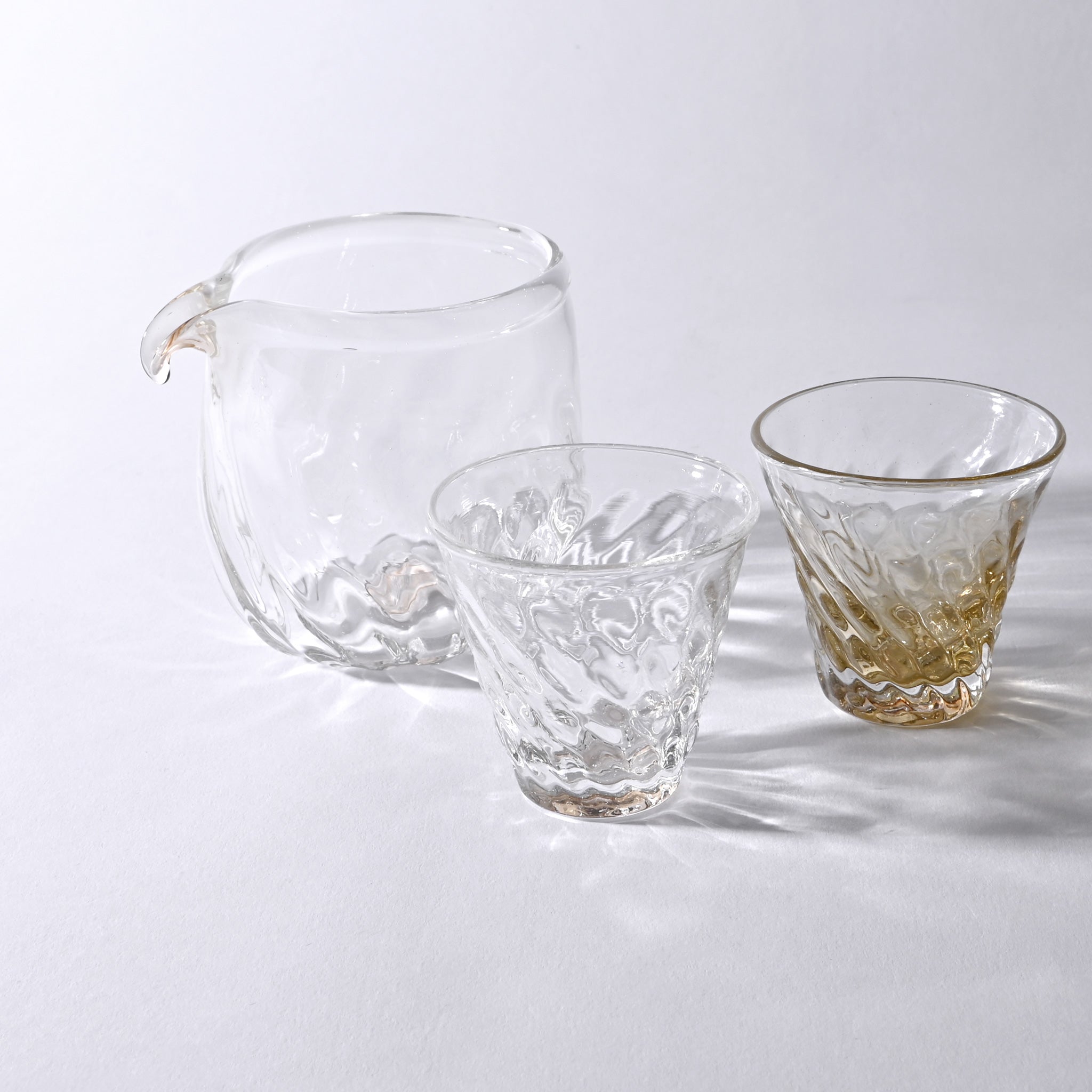 吹きガラス工房Fuji321】ぐい呑み 猪口 盃