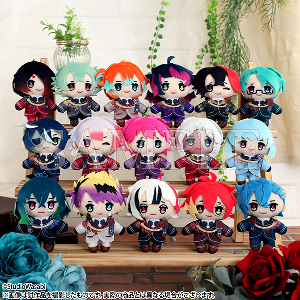 1月限定出品 15個セット 悪魔執事と黒い猫 あくねこ ぬいぐるみ ルカス グッズ-キーホルダー】悪魔執事と黒い猫 ぬいぐるみキーホルダー