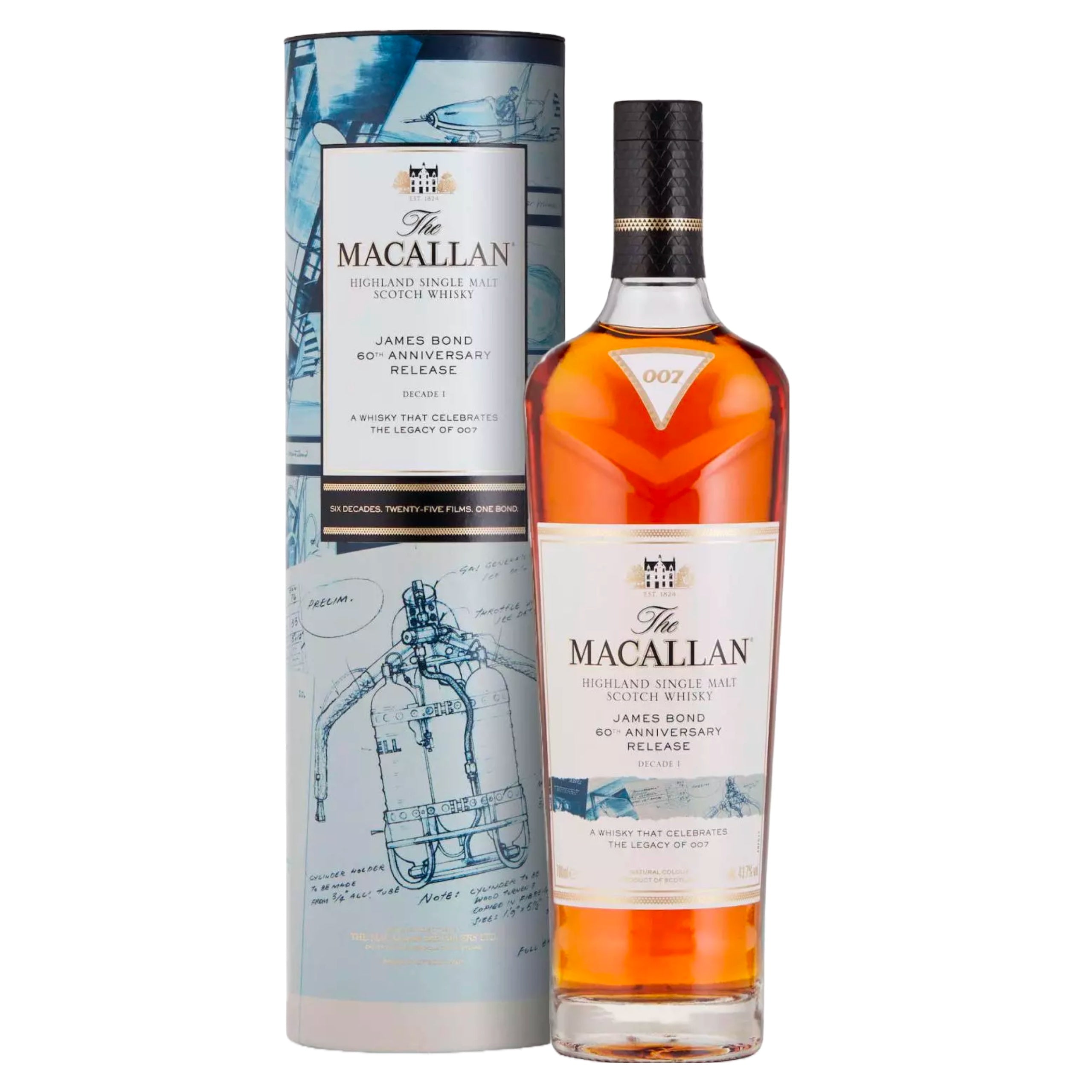 Macallan James Bond 60th Anniversary Release Highland Single Malt