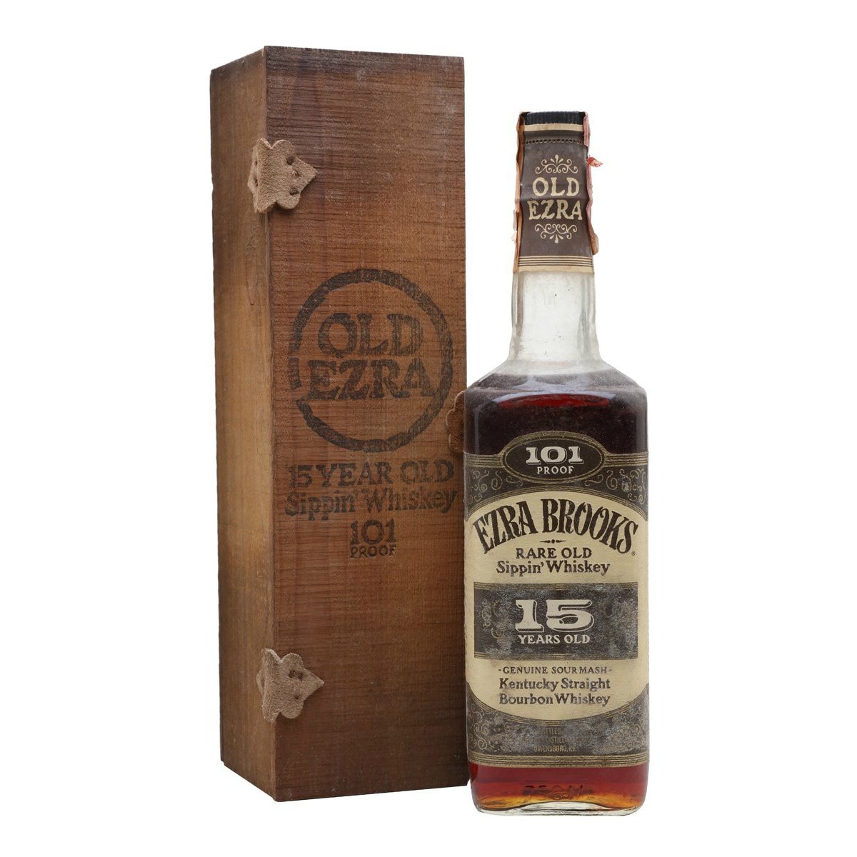 Ezra Brooks 15 Year Old Kentucky Straight Bourbon Whiskey – De