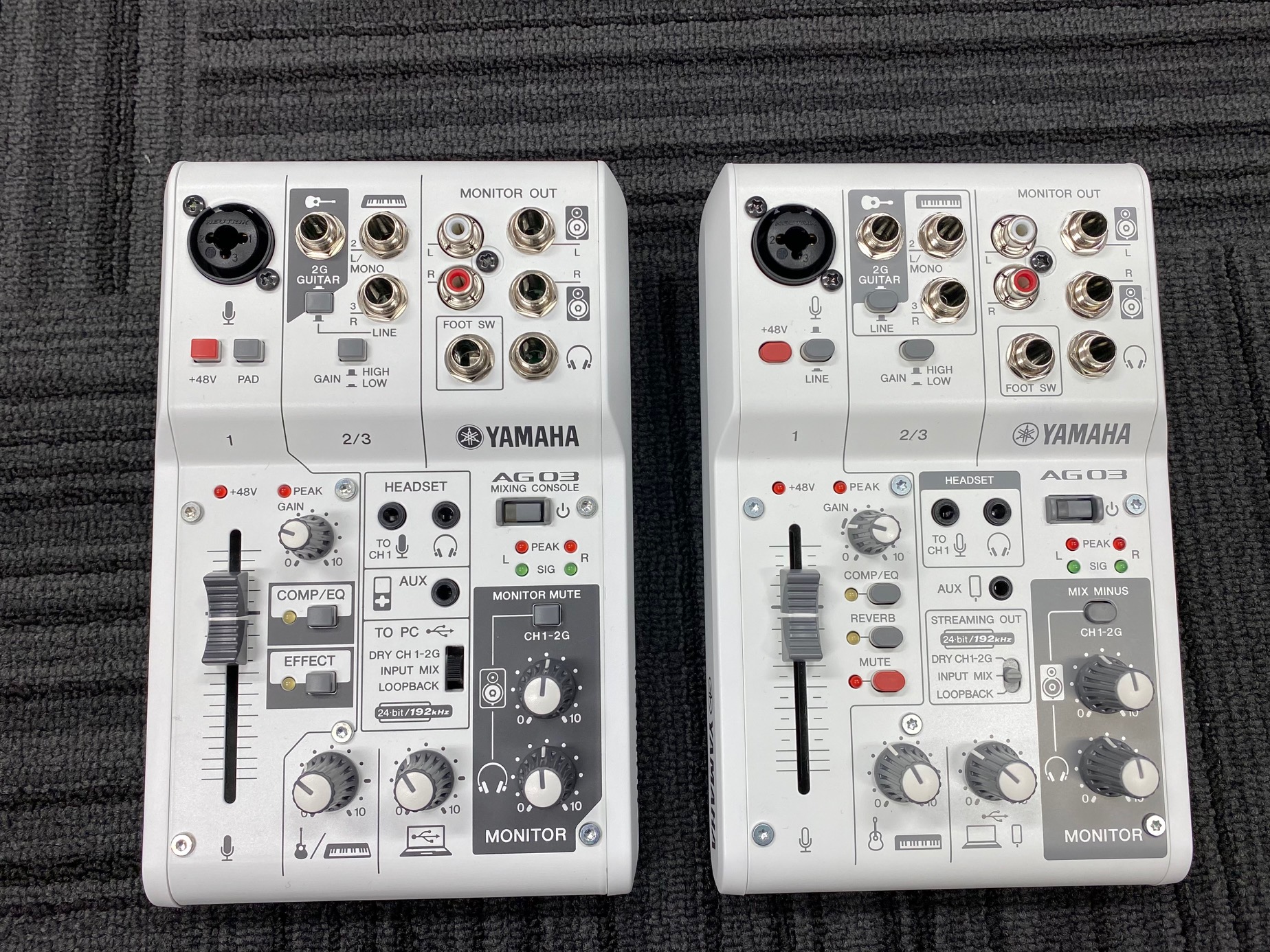 開封のみ】YAMAHA AG03 mk2 オーディオミキサー 開封のみ】YAMAHA AG03