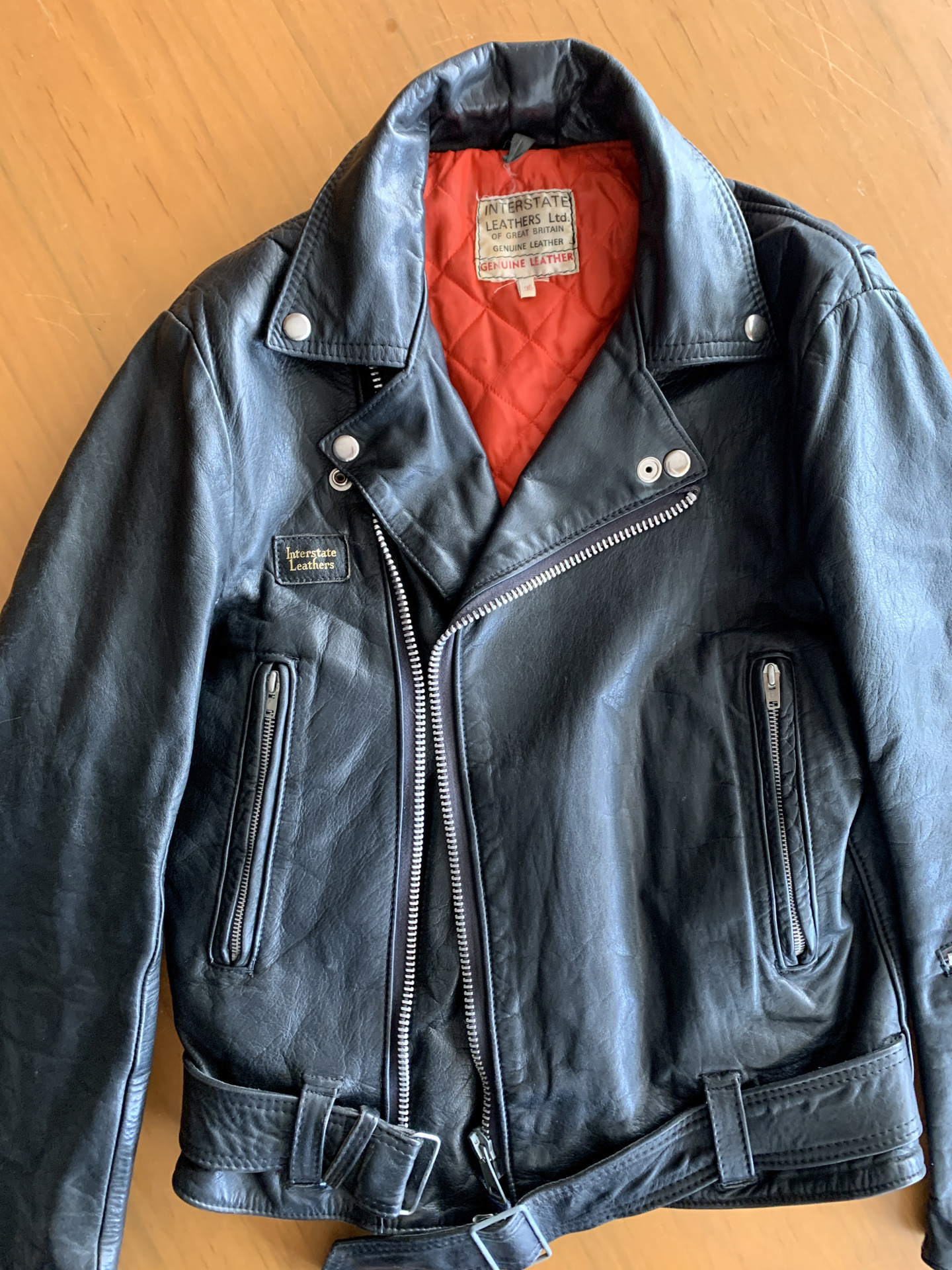 70's INTERSTATE LEATHERS ダブルライダースジャケット SUPER MONZA