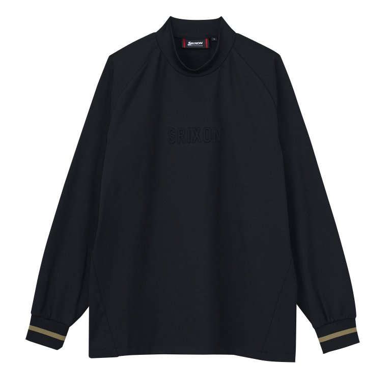 新価格】スリクソン エンボススリクソンロゴ 長袖モックネックシャツ