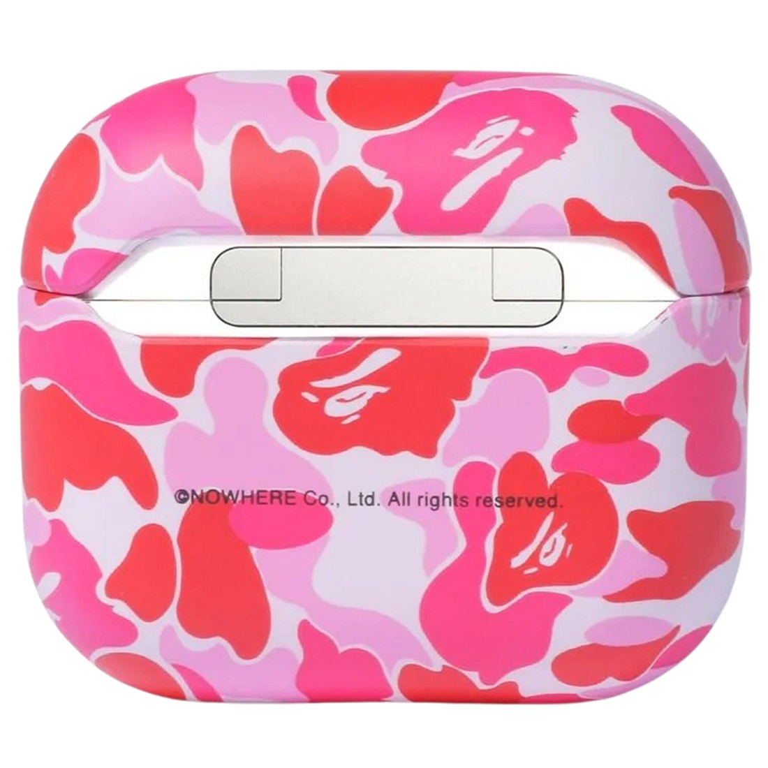 A Bathing Ape ABC Camo Airpods Case pink