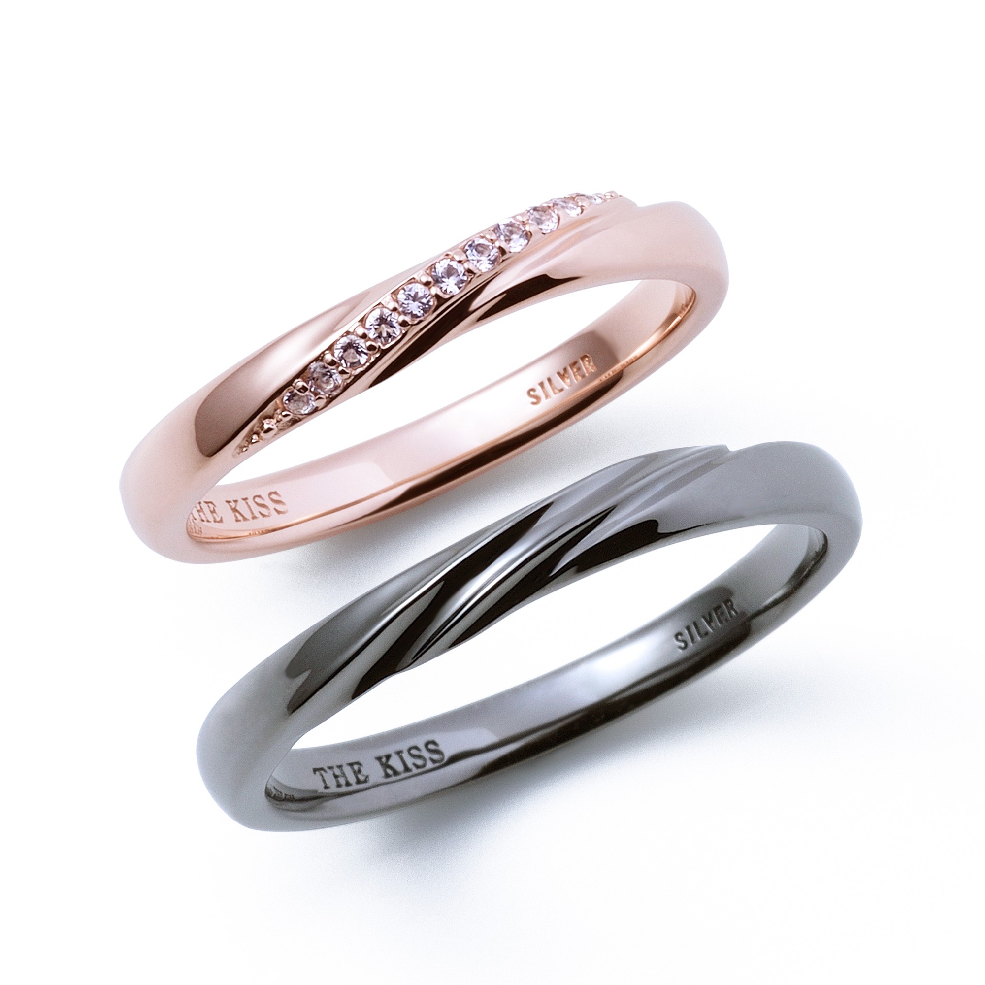 シルバー ペア リング SR1566NG-1567｜THE KISS（ザ・キッス）公式通販