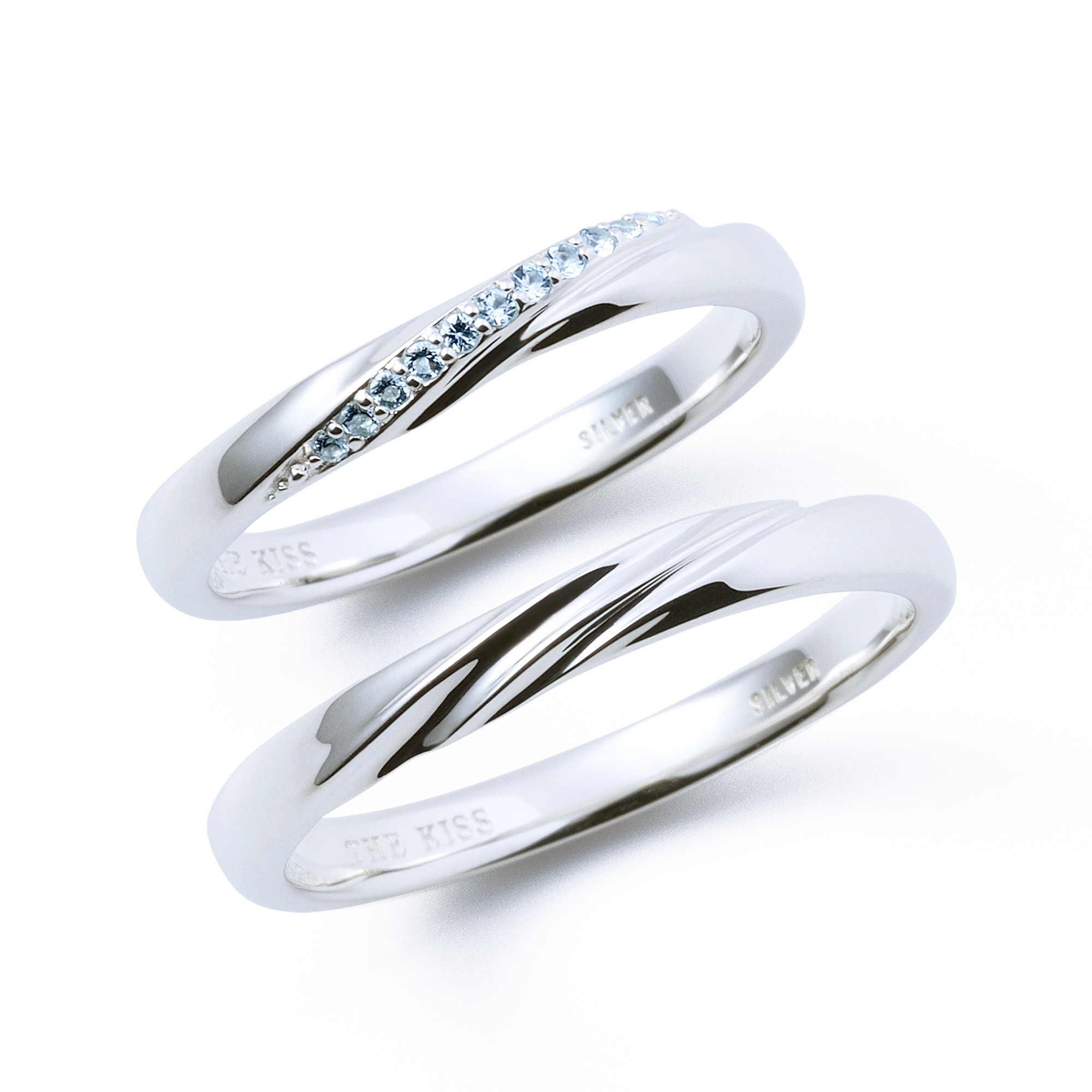シルバー ペア リング SR1568NG-1569｜THE KISS（ザ・キッス）公式通販