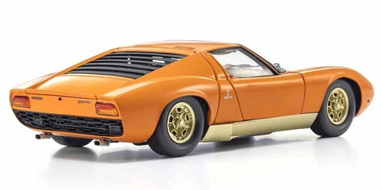 Kyosho 1:18 Lamborghini Miura P400 1968 Orange-Gold Model