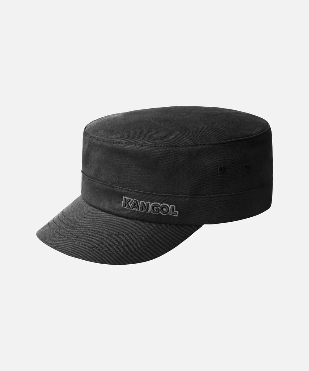 KANGOL COTTON TWILL ARMY CAP | S/M(07) BLACK (01) | KANGOL