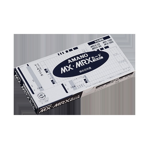 タイムカードMX・MRXカード | タイムレコーダー | 介護用品・福祉用具