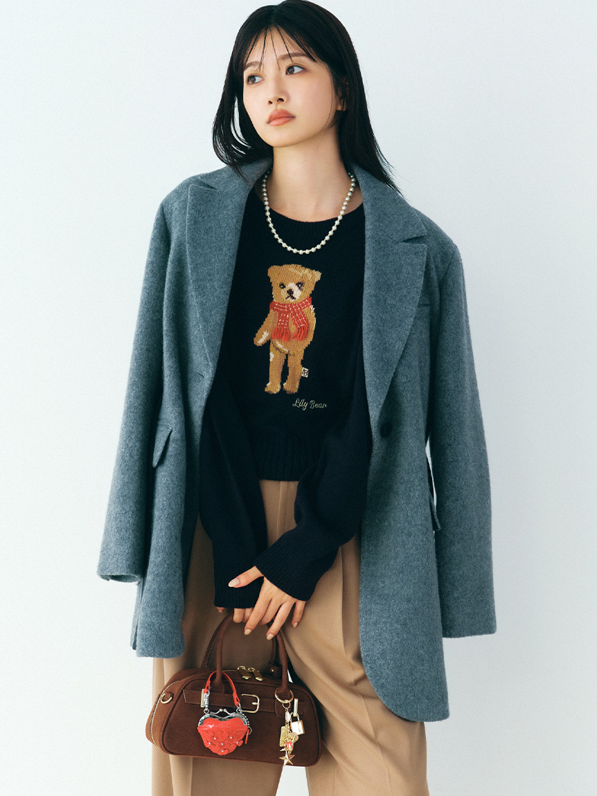 ダブルブレストウールジャケット(ジャケット)｜アウター｜LILY BROWN