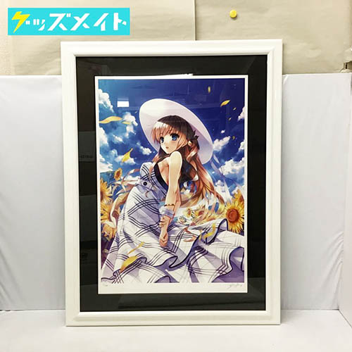 深崎暮人先生】REW アールビバン版画 ミクスドメディア 深崎暮人先生