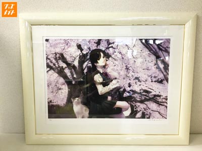 甲鉄城のカバネリ 版画 美樹本晴彦 翔華 ミクスドメディア