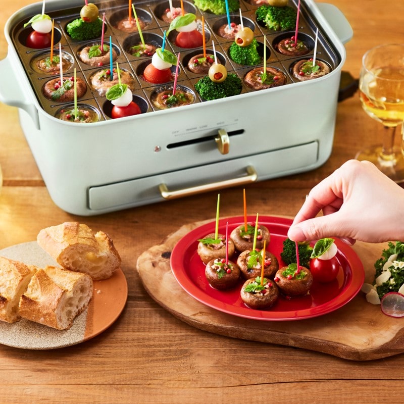 BRUNO コンパクトグリルホットプレート グリーン コンパクトグリル