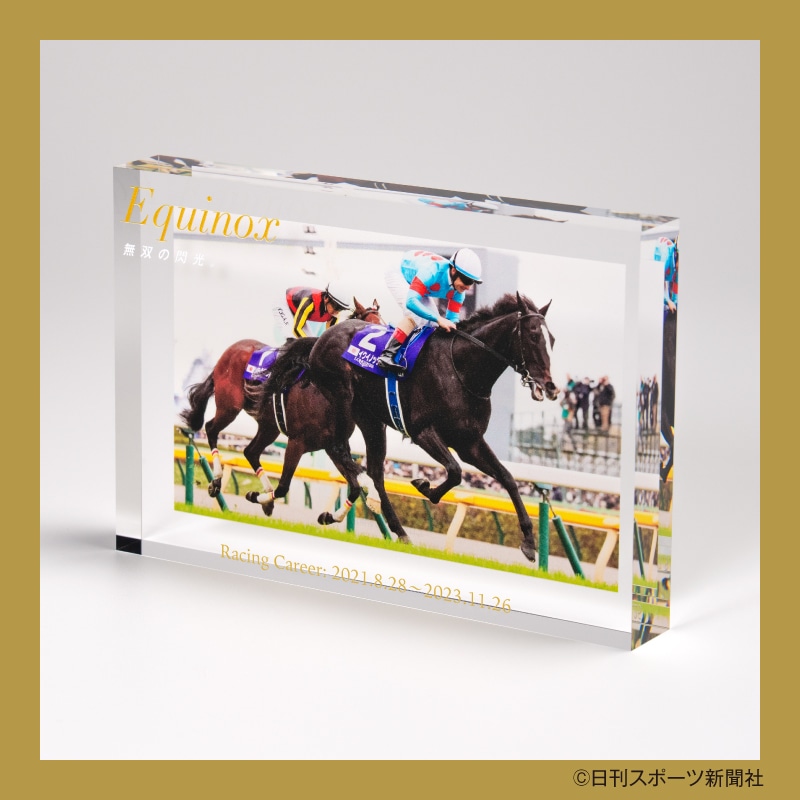 ひなすけ スウェーデン製 クリアガラス馬のオブジェ ガラスのオブジェ