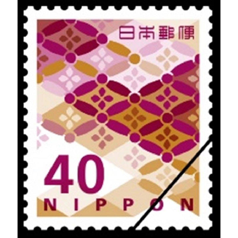のり式】40円普通切手・七宝（1シート100枚）｜郵便局のネットショップ